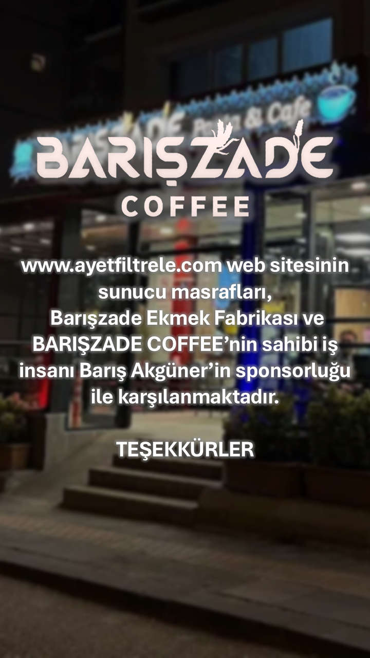 BARIŞZADE COFFE Reklam